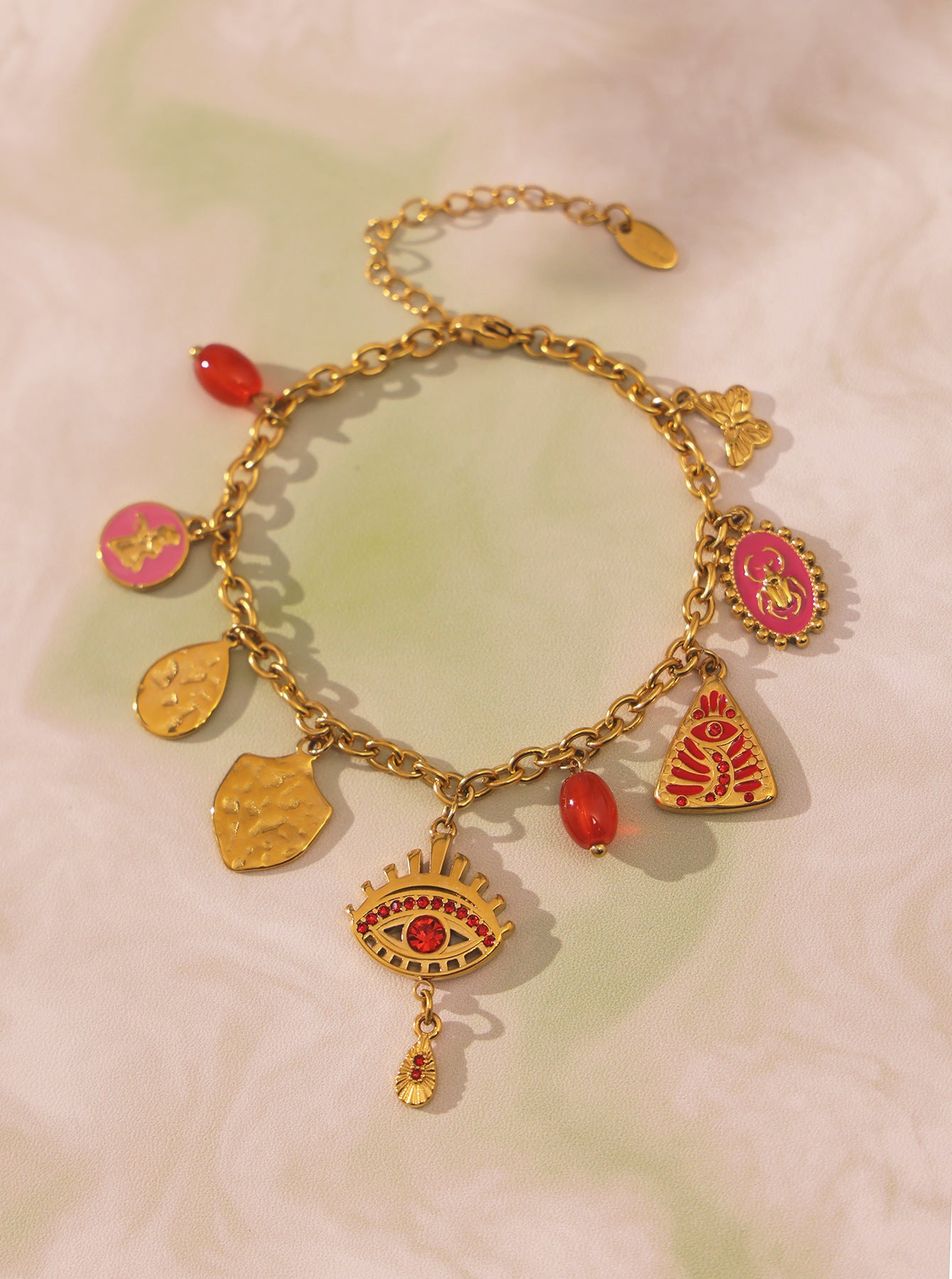 Conjunto Multi Charms Ojo Turco