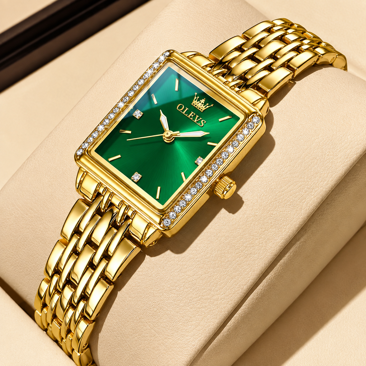 Reloj OLEVS Pavé Esmeralda